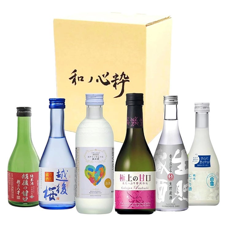 甘口日本酒セレクション 6県飲み比べ 300ml 6本