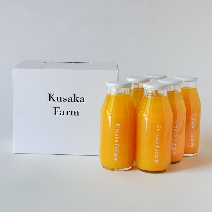 日下農園 日下みかん ストレートジュース 瓶 180ml 6本 化粧箱入