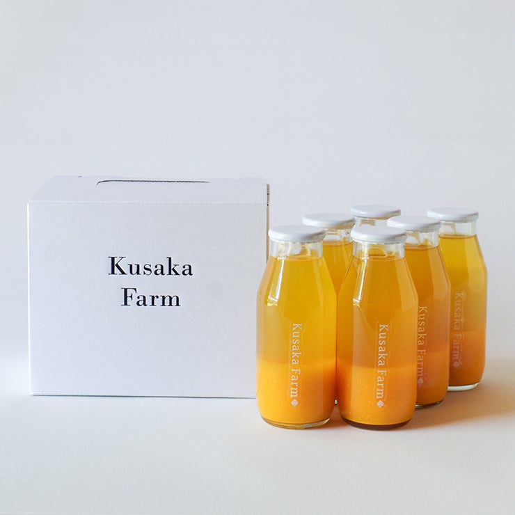 日下農園 日下みかん ストレートジュース 瓶 180ml 6本 化粧箱入