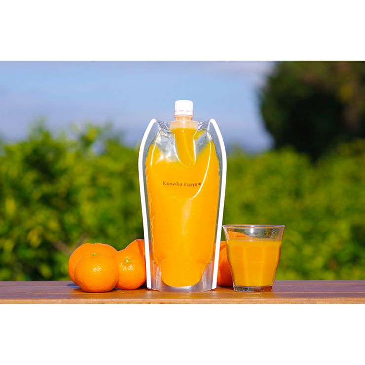 日下農園 日下みかん ストレートジュース パウチ 500ml 40本 1ケース