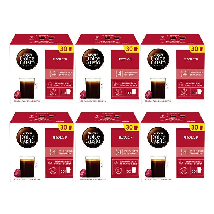 ネスカフェ ドルチェグスト 専用カプセル モカブレンド 30P 6箱