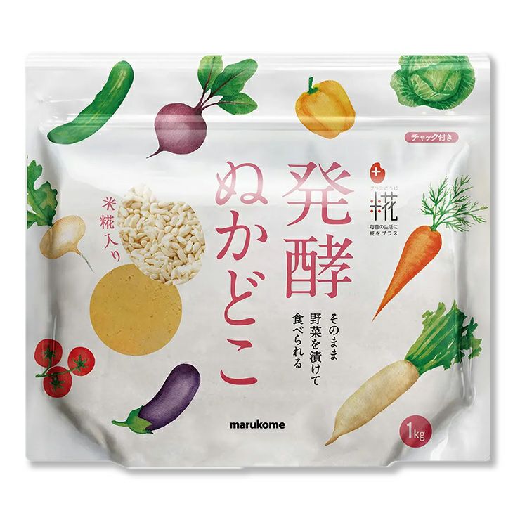 マルコメ プラス糀 発酵ぬかどこ 1kg 2個 ぬか漬け ぬか床 漬物