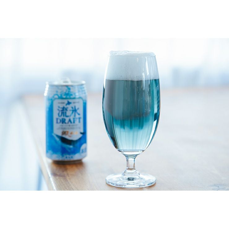 網走ビール 流氷ドラフト 350ml 6本 北海道 網走 青いビール