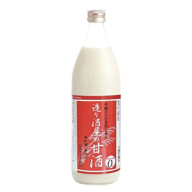 遠藤酒造 造り酒屋の甘酒 985g 6本 あまざけ 砂糖不使用 ノンアルコール