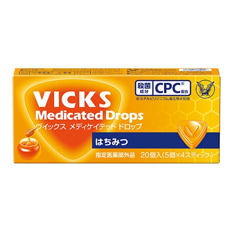 大正製薬 ヴイックス メディケイテッド ドロップ はちみつ