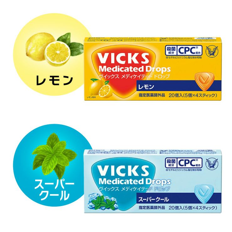 大正製薬 ヴィックス メディケイテッド ドロップ 6種アソート セット