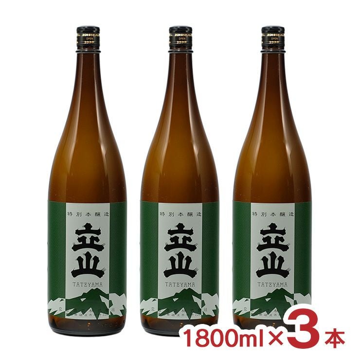 立山 特別本醸造立山 1800ml 3本