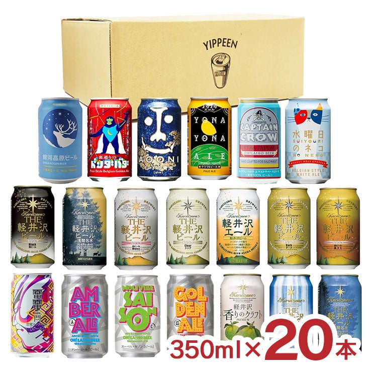 長野 クラフトビール 350ml 20缶 セット