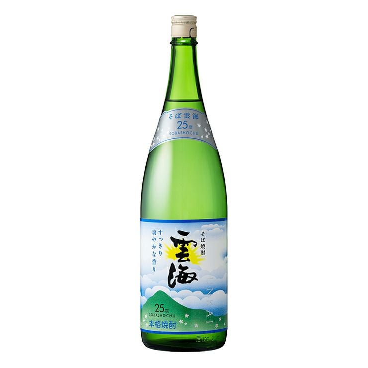 雲海酒造 そば雲海 25度 1800ml 6本