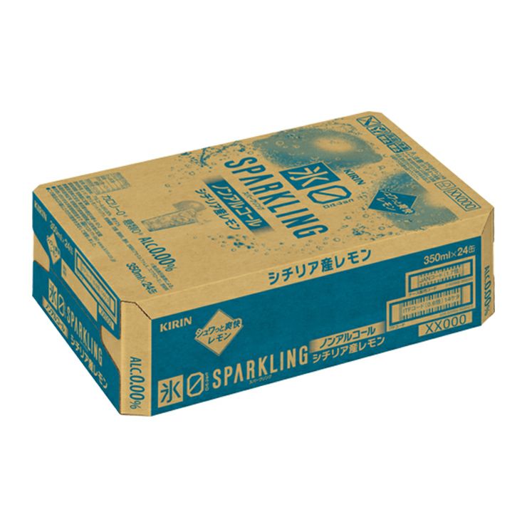 キリン 氷ゼロ スパークリング シチリア産レモン 350ml 24本