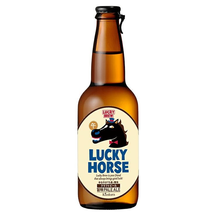 黄桜 LUCKY HORSE 瓶 330ml 3本 