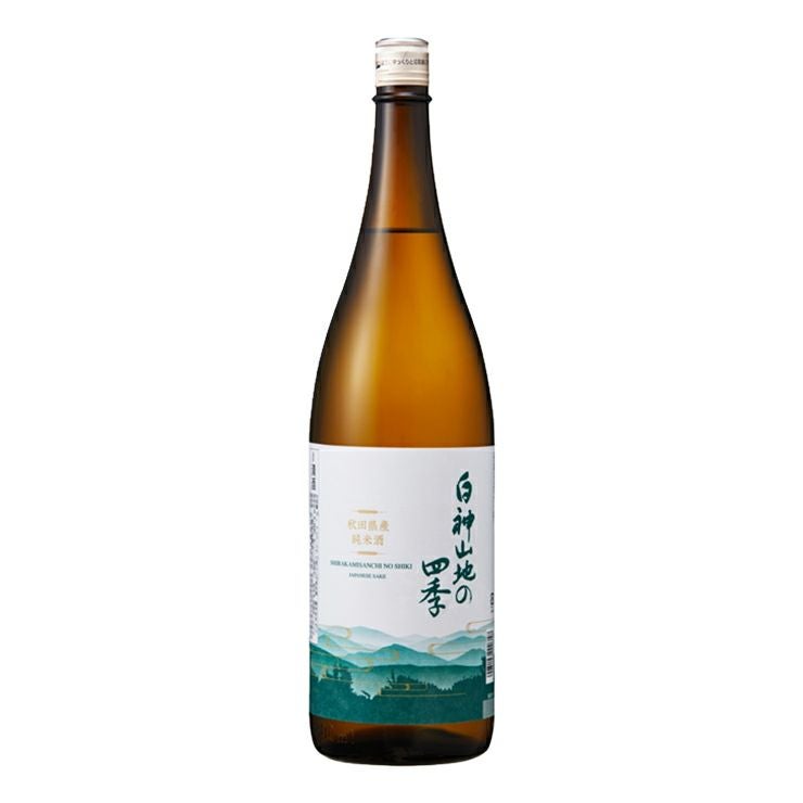 八重寿銘醸 白神山地の四季 純米酒 1800ml 6本 