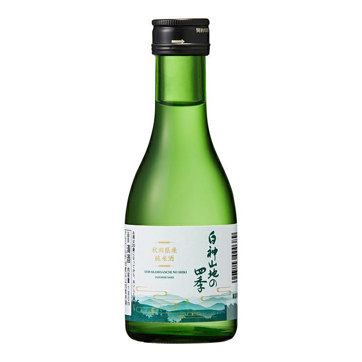 八重寿銘醸 白神山地の四季 純米酒 180ml 30本