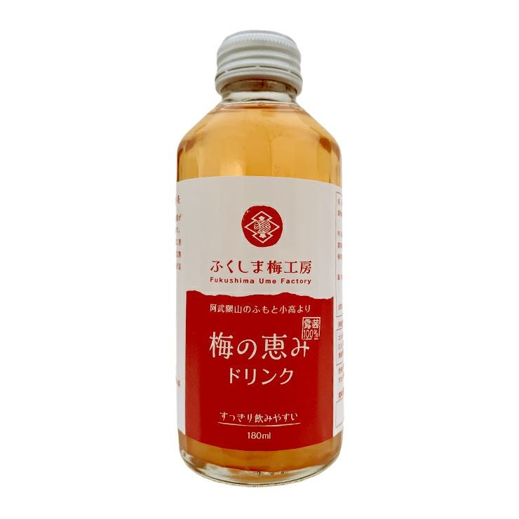 大内安男商店 梅農園 ふくしま梅工房 梅の恵み ドリンク 180ml 24本