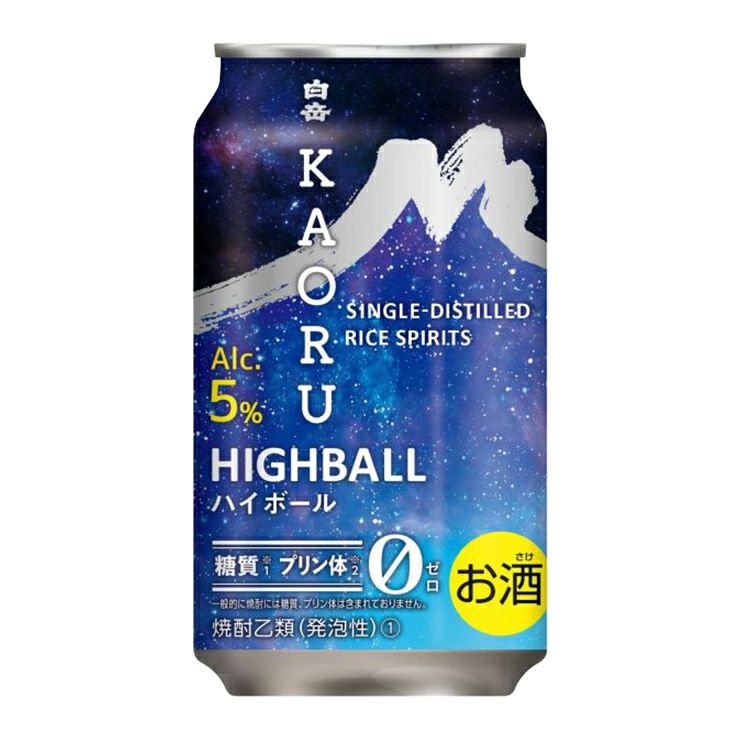 高橋酒造 白岳 KAORU ハイボール 350ml 12本