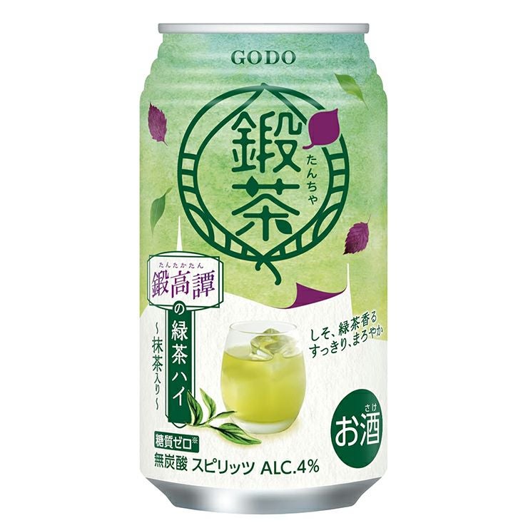 合同酒精 鍛高譚 鍛茶 鍛高譚の緑茶ハイ 340ml 24本 