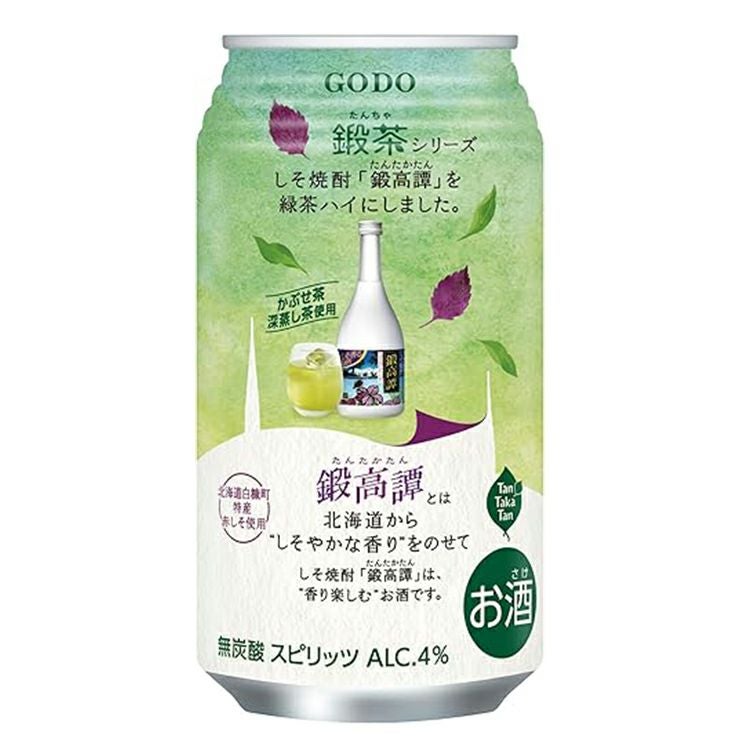 合同酒精 鍛高譚 鍛茶 鍛高譚の緑茶ハイ 340ml 24本 