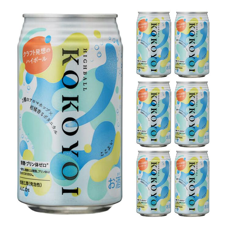 福徳長 ここよい ハイボール 350ml 6本