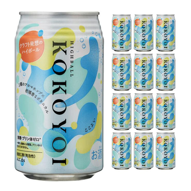 福徳長 ここよい ハイボール 350ml 12本