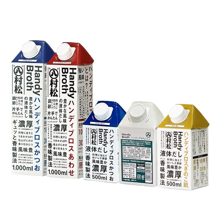 マルハチ ハンディブロス きのこ節 液体だし 500ml 12本