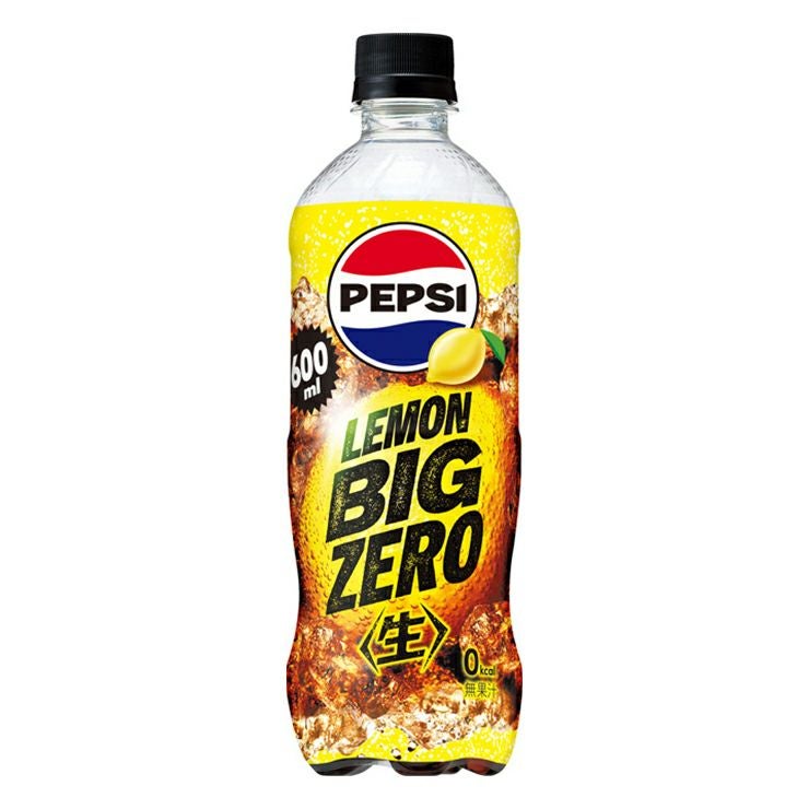 サントリー ペプシ 生 BIG ZERO LEMON 600ml 24本