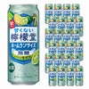 コカコーラ 甘くない檸檬堂 無糖 レモンとすだち7% 500ml 24本 