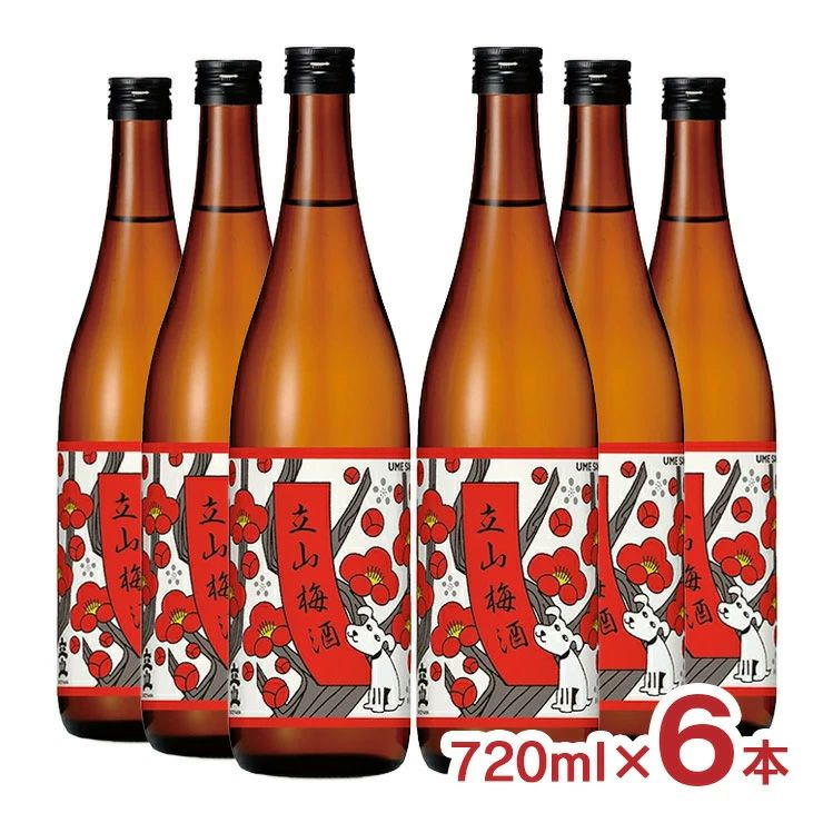 立山梅酒 720ml 6本
