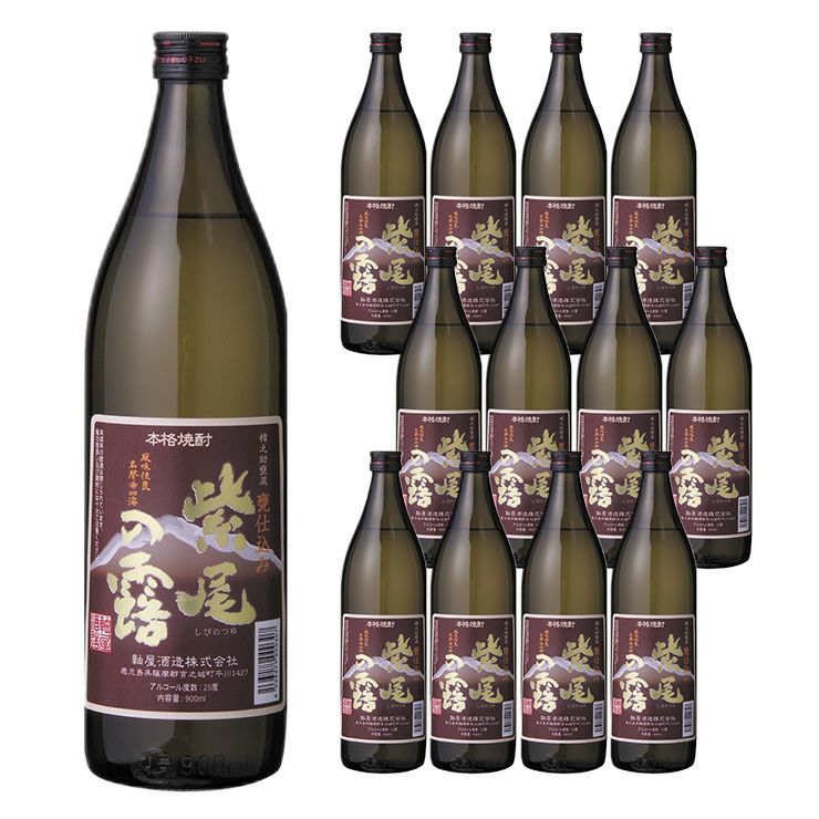 芋焼酎 本格焼酎 軸屋酒造 乙25° 紫尾の露 