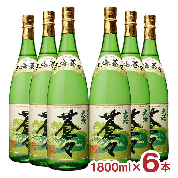 大海酒造 乙25° 大海蒼々 芋 1800ml 6本