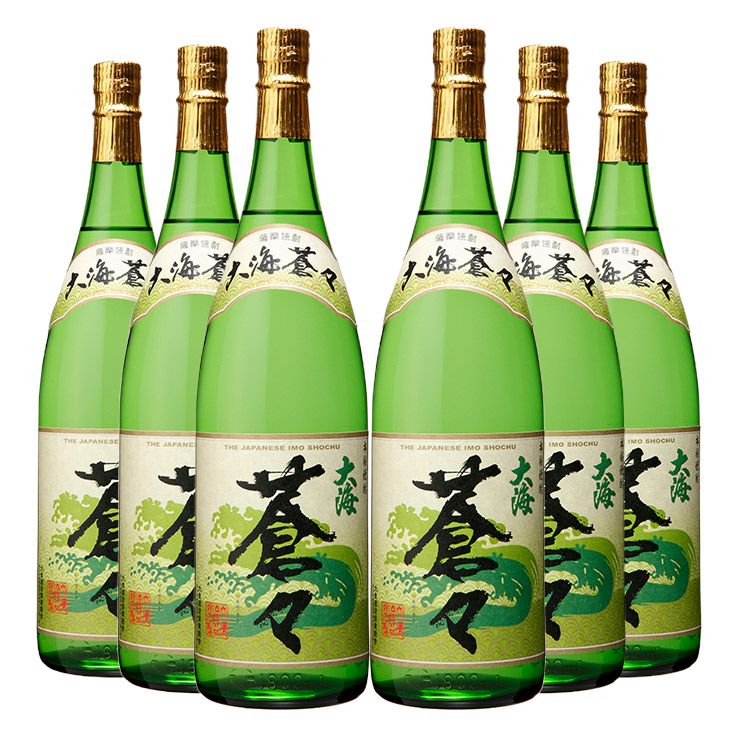 大海酒造 乙25° 大海蒼々 芋 1800ml 6本