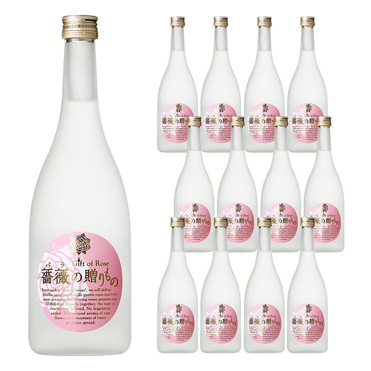  大海酒造 乙25° 薔薇の贈り物 720ml 12本