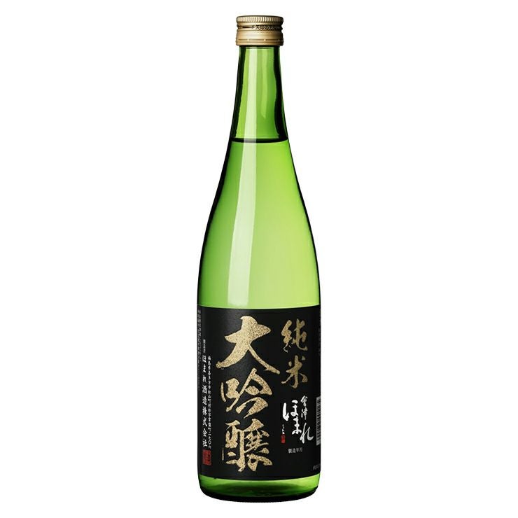 ほまれ酒造 会津ほまれ 純米大吟醸 極黒ラベル 720ml 6本