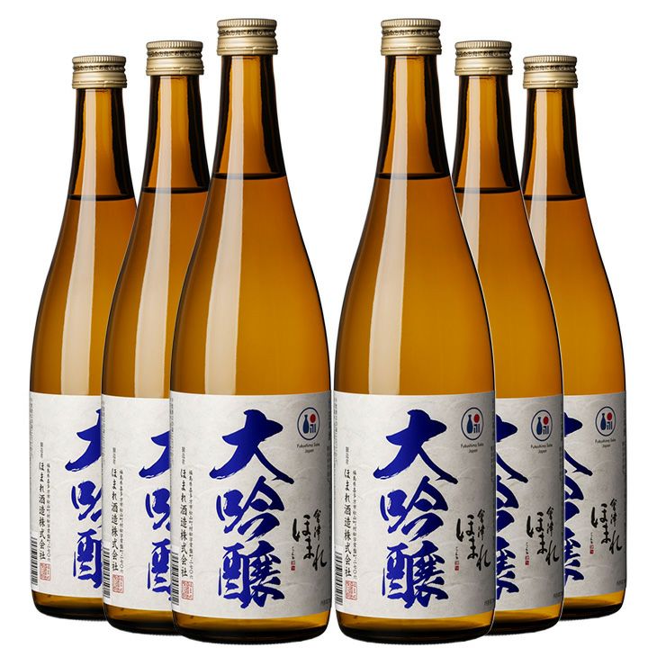 ほまれ酒造 会津ほまれ 大吟醸 碧ラベル 720ml 6本