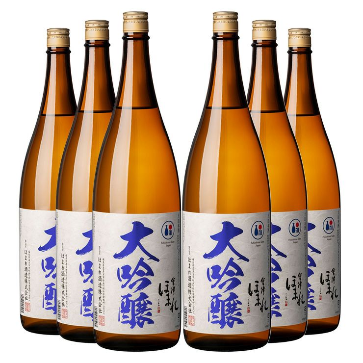 ほまれ酒造 会津ほまれ 大吟醸 碧ラベル 1800ml 6本 