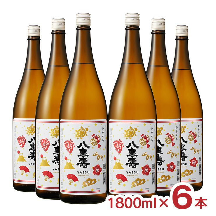 八重寿銘醸 八重寿 からくち 1800ml 6本