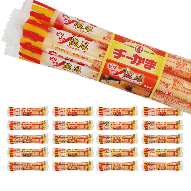 丸善 ピリピリチーかま濃厚 4本束 20個セット 26g×80本 