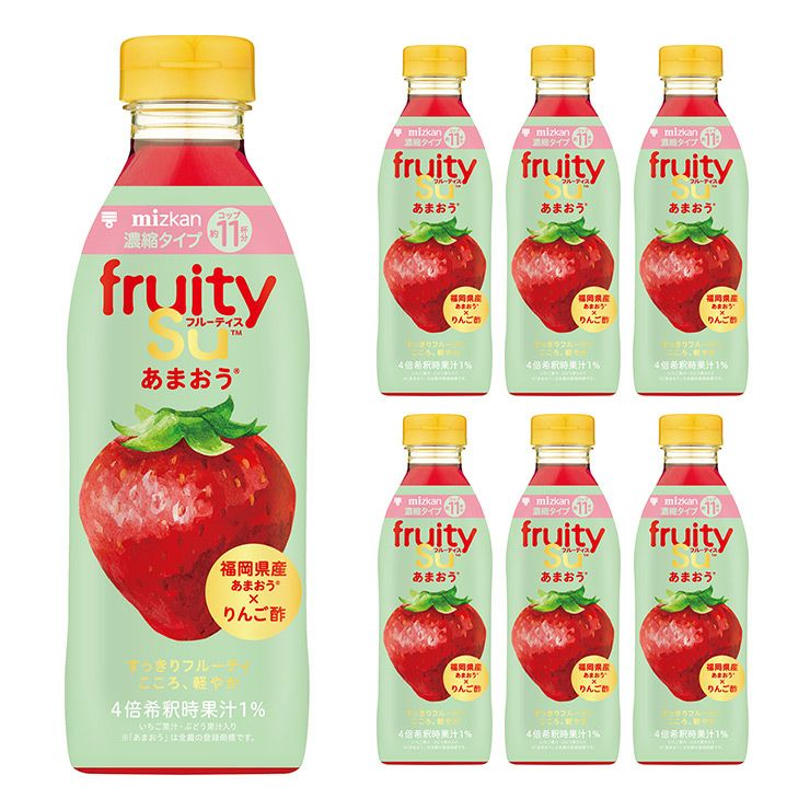 Mizkan ミツカン フルーティス あまおう 500ml 6本 