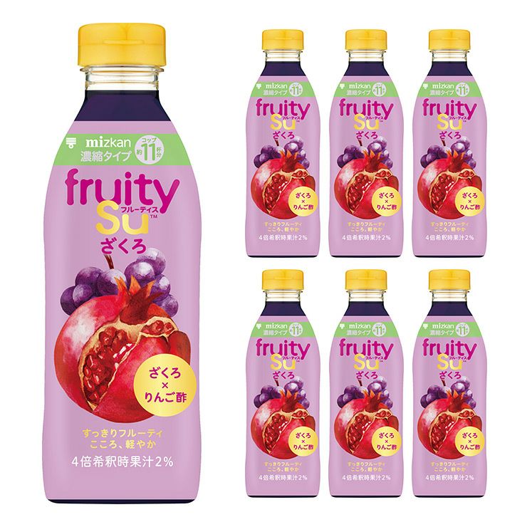 Mizkan ミツカン フルーティス ざくろ 500ml 6本