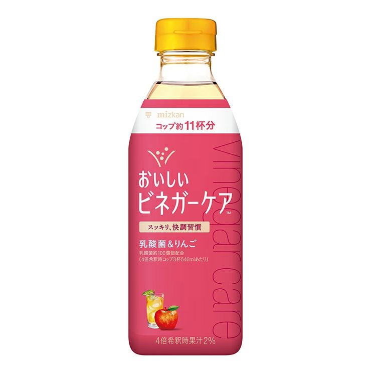  Mizkan ミツカン ビネガーケア 乳酸菌＆りんご 500ml 6本