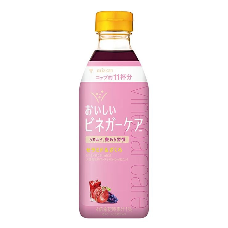 Mizkan ミツカン ビネガーケア セラミド＆ざくろ 500ml 6本 
