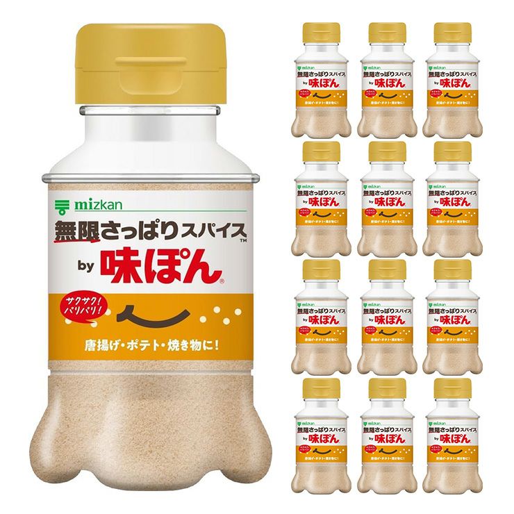 ミツカン 無限さっぱりスパイス by味ぽん 65ml 12本