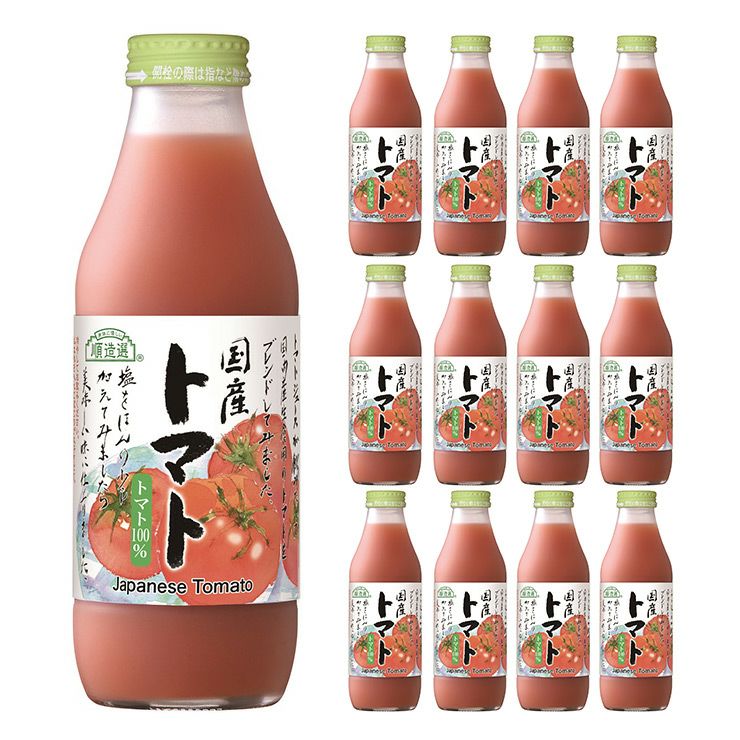 マルカイ 順造選 国産トマト 500ml 12本 