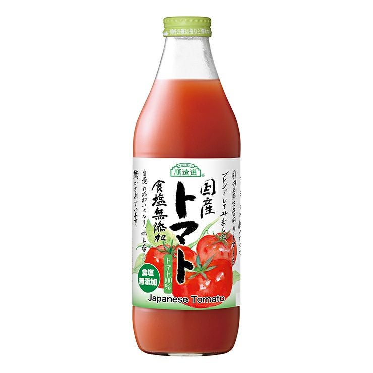 マルカイ 順造選 国産トマト食塩無添加 1000ml 6本 
