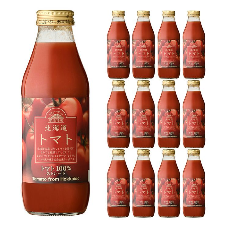マルカイ 順造特選 北海道トマト 500ml 12本 