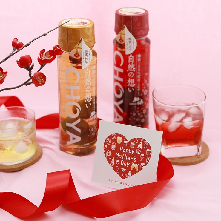 チョーヤ 梅酒 自然の想い はちみつ・はちみつ&しそ 2本セット