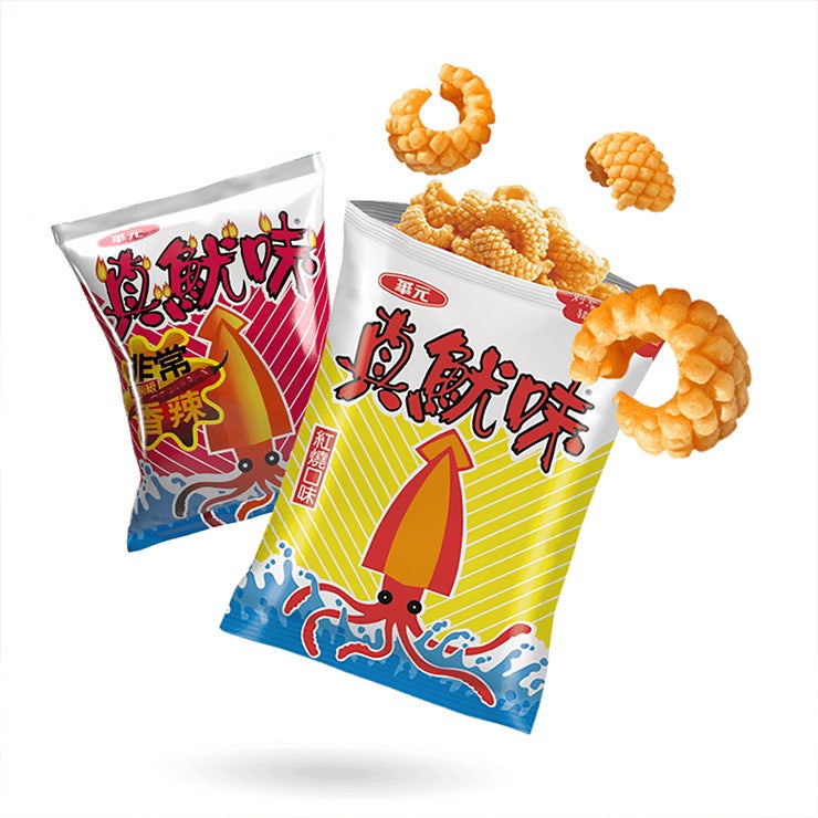 華元 イカ風味スナック 辛口