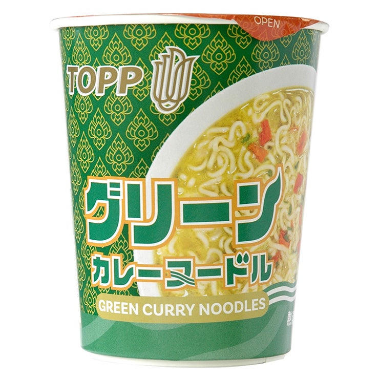 TOPP グリーンカレーヌードルカップ