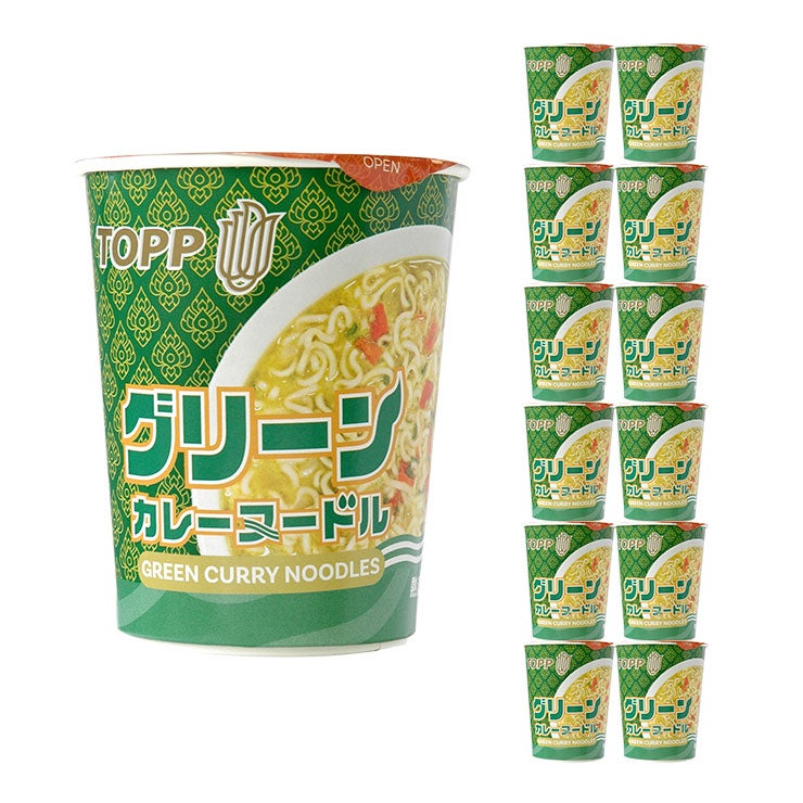 TOPP グリーンカレーヌードルカップ