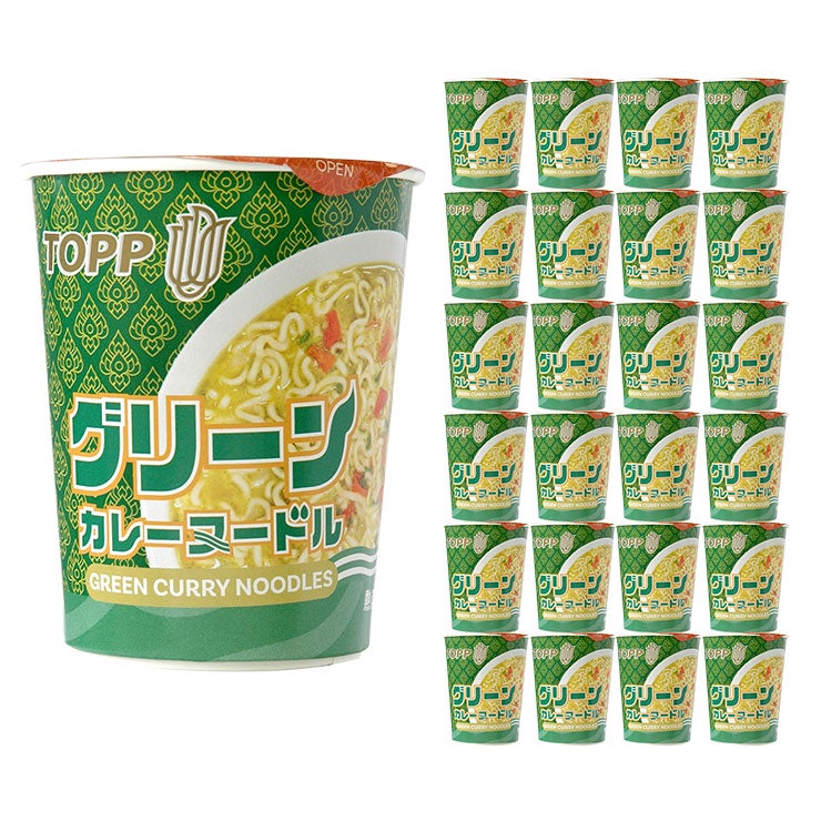 TOPP グリーンカレーヌードルカップ