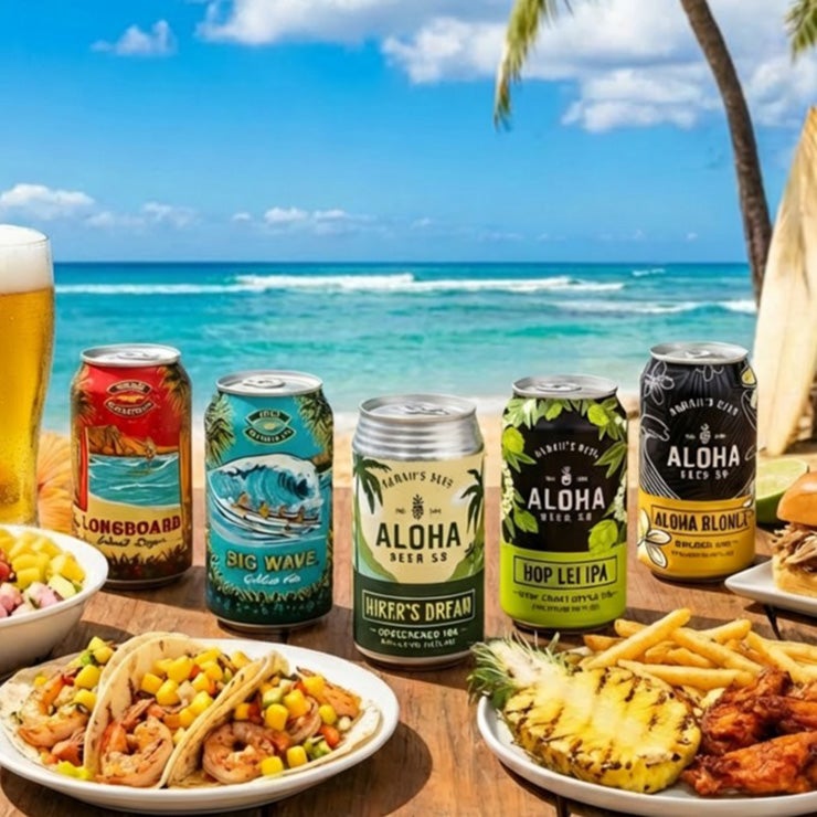 コナビール アロハビール ハワイビール 5缶セット